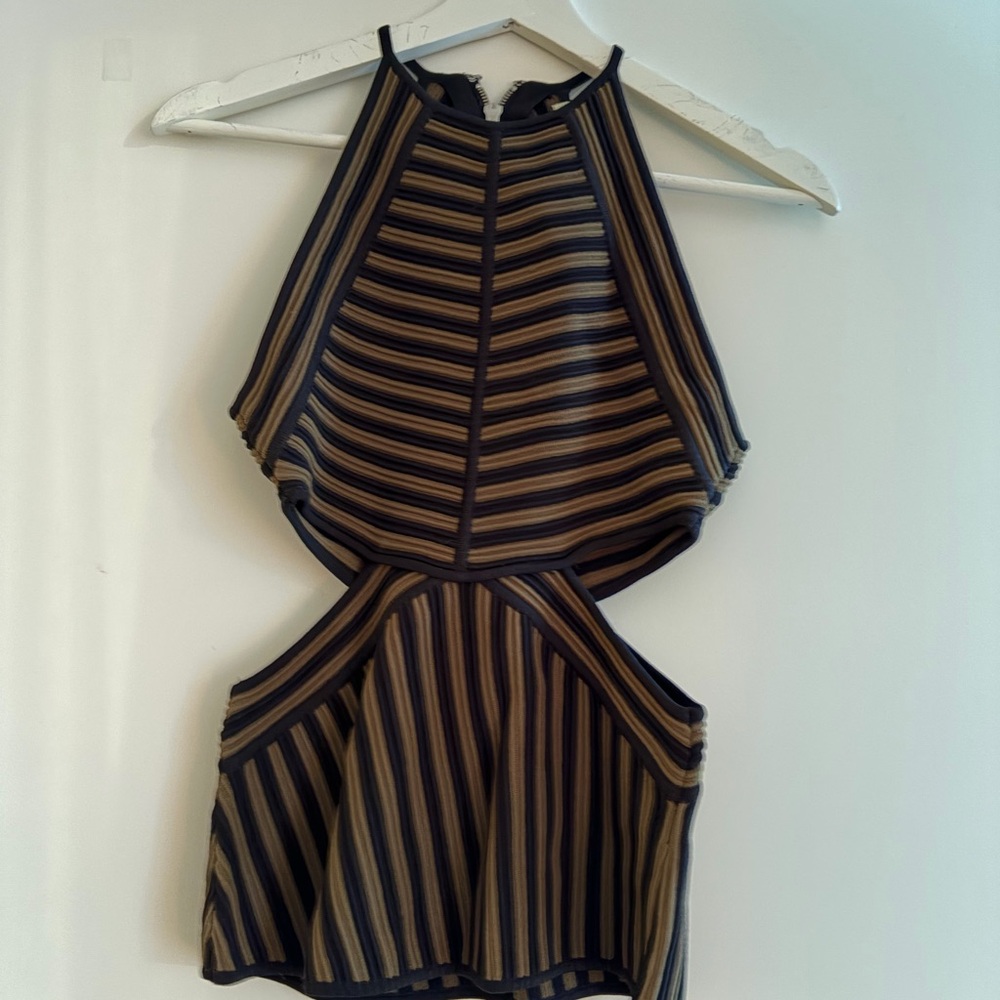 Ronny Kobo Collection Black and Gray Top